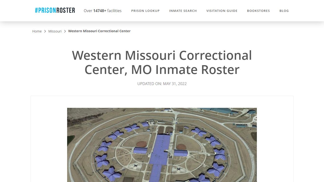 Western Missouri Correctional Center, MO Inmate Roster